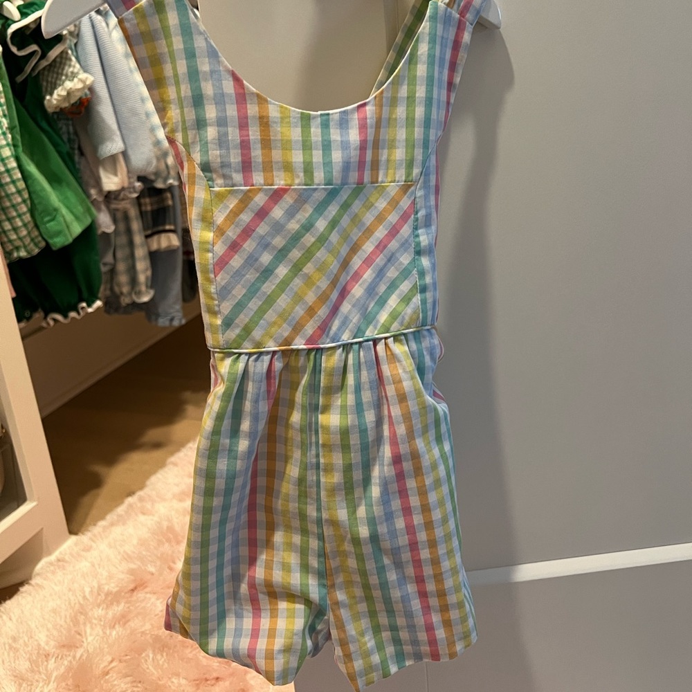 Beaufort Bonnet Company Preston Plaid Romper